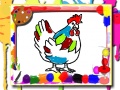 খেলা Chicken Coloring Book