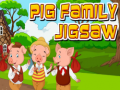 খেলা Pig Family Jigsaw