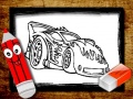 খেলা Back To School Car Coloring Book