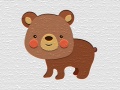 খেলা Cartoon Bear Puzzle