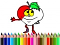 খেলা Back To School: Fruits Coloring