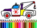 খেলা Back To School: Trucks Coloring