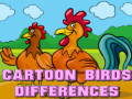 খেলা Cartoon Birds Differences