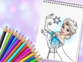 খেলা Amazing Princess Coloring Book