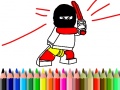 খেলা Back To School: Hero Coloring Book