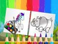 খেলা Funny Animals Coloring Book