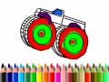 খেলা Back To School: Monster Truck Coloring