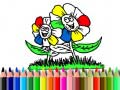 খেলা Back to School: Flowers Coloring