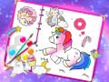 খেলা Fabulous Cute Unicorn Coloring Book