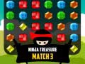 খেলা Ninja Treasure Match 3