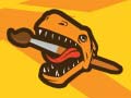 খেলা Dinosaur Warrior Coloring