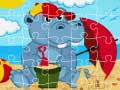 খেলা Hippo Jigsaw