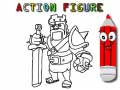 খেলা Back To School: Action Figure Coloring