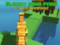 খেলা Blocky Dino Park T-Rex Rampage