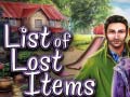 খেলা List of Lost Items