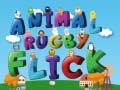 খেলা Animals Rugby Flick