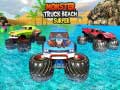 খেলা Monster Truck Beach Surfing