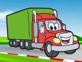 খেলা Happy Trucks Coloring