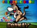 খেলা Back To School Coloring Book Donkey