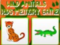 খেলা Wild Animals Kids Memory game