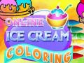 খেলা Online Ice Cream Coloring