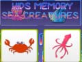 খেলা Kids Memory Sea Creatures