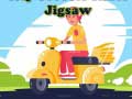 খেলা City Scooter Rides Jigsaw