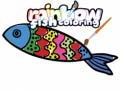 খেলা Rainbow Fish Coloring