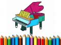 খেলা Back To School: Piano Coloring Book