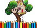 খেলা Tree House Coloring Book