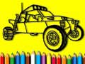 খেলা Back To School: Rally Car Coloring Book