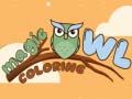 খেলা Magic Owl Coloring