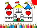 খেলা Doll House Coloring Book