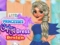 খেলা Princesses Crazy Dress Design