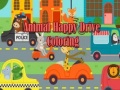 খেলা Animal Happy Drive Coloring