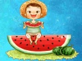 খেলা Watermelon and Drinks Puzzle