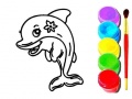 খেলা Dolphin Coloring Book