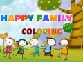 খেলা Happy Family Coloring 