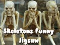 খেলা Skeletons Funny Jigsaw