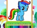 খেলা Wonder Pony Coloring