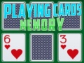 খেলা Playing Cards Memory