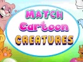 খেলা Match Cartoon Creatures