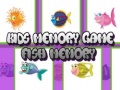 খেলা Kids Memory Game Fish Memory