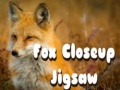 খেলা Fox Closeup Jigsaw