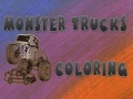 খেলা Monster Trucks Coloring