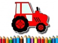 খেলা Easy Kids Coloring Tractor