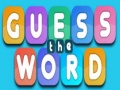 খেলা Guess The Word