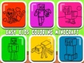 খেলা Easy Kids Coloring Minecraft