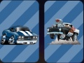 খেলা Crazy Big American Cars Memory
