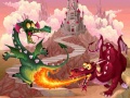 খেলা Fairy Tale Dragons Memory